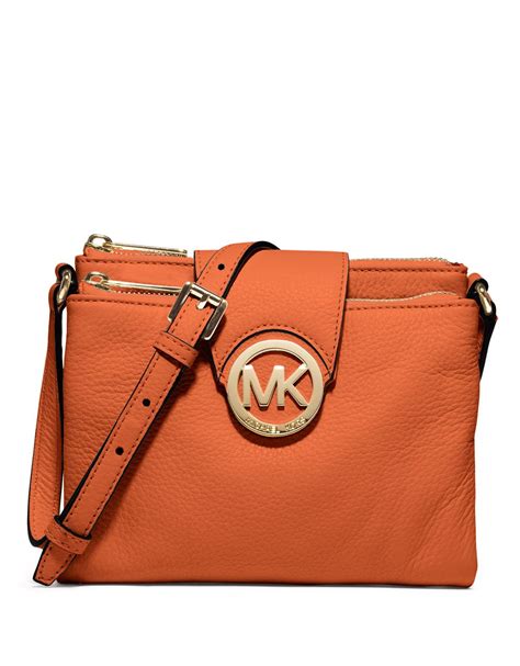 michael kors tote bag orange|michael kors orange crossbody bag.